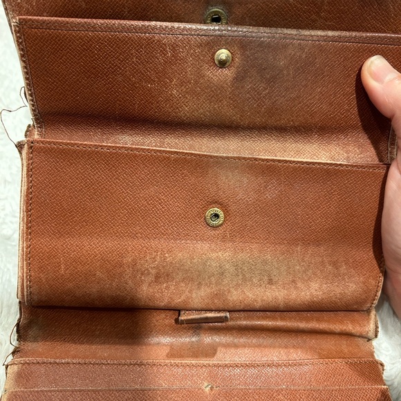 Louis Vuitton Wallets Monogram Black Epi Damier Ebene Damaged Worn - Picture 11 of 15